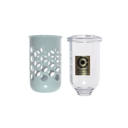 Coilhose Pneumatics 1/2" Filter Bowl w/Drain Cock Bowl Guard 8824R-41L